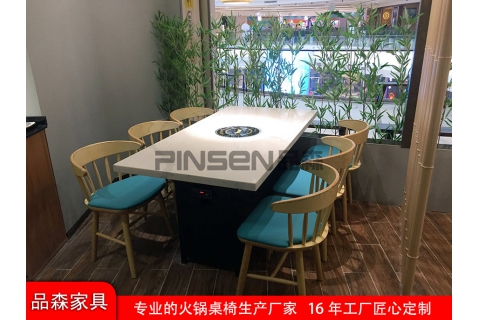 華亭實(shí)木火鍋店桌椅沙發(fā)價格