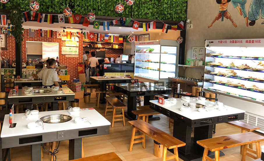 上上簽火鍋店專(zhuān)用餐桌